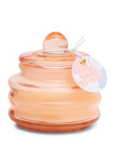 Świeca zapachowa szklana Paddywax Beam 85 g Violet Vanilla - pink