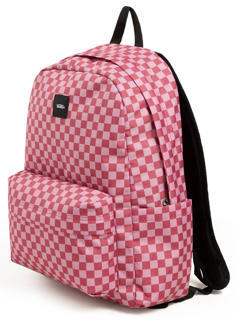 Plecak młodzieżowy Vans Old Skool Check Backpack - mauve wood
