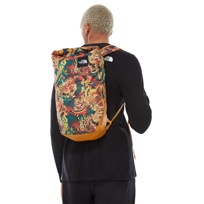 Plecak składany The North Face Flyweight Rolltop leopard yellow