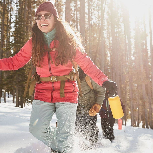 Butelka termiczna 946 ml Wide Mouth Flex Cap Hydro Flask - sunflower