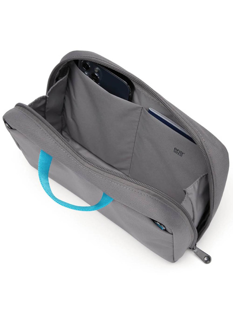 Organizer podrózny Pacsafe RFIDsafe Gear Pouch - stone