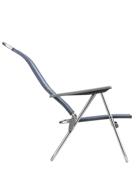 Fotel kempingowy Lafuma Alu Low Batyline® Iso - ocean blue