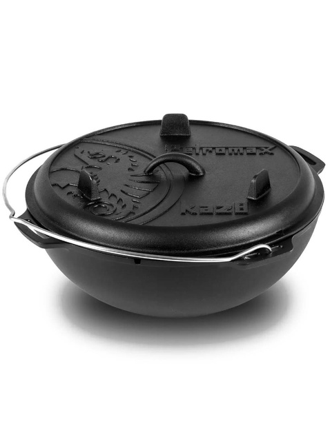 Kociołek żeliwny Petromax Kazan 8 l - black