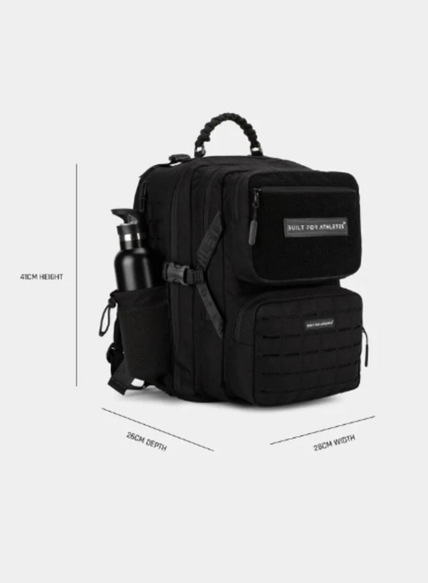 Plecak sportowy Built For Athletes Pro Gym Backpack 25 l - black 
