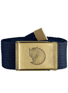 Pasek Fjallraven Canvas Brass 4 cm - dark navy