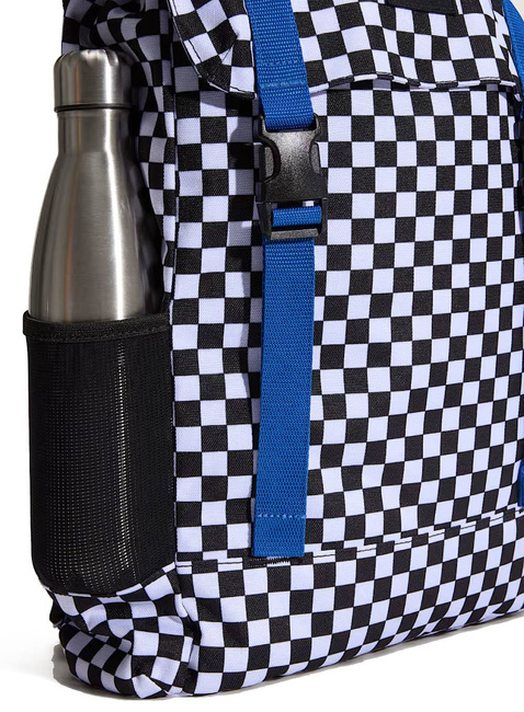 Plecak szkolny z piórnikiem Vans Utility - checkerboard black / white