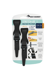 2 Paski mocujące Sea To Summit Stretch-Loc TPU Straps 15 - black
