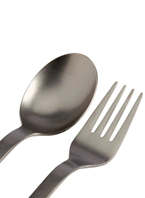 Sztućce turystyczne z etui Snow Peak Titanium Fork & Spoon Set 