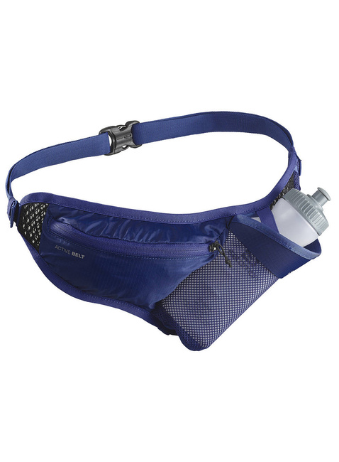 Pas saszetka sportowa z bidonem Salomon Active - surf the web / black iris