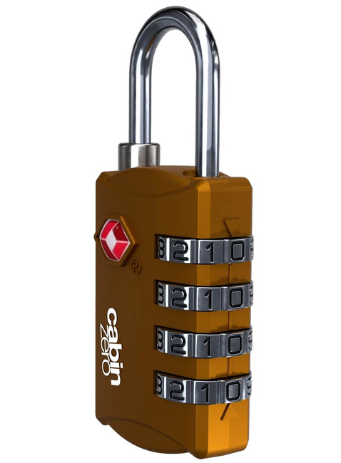 Kłódka szyfrowa do bagażu CabinZero TSA Travel Lock - orange chill