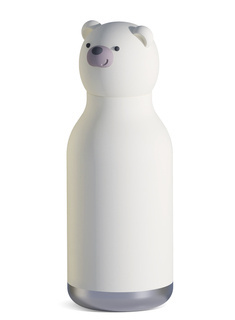 Butelka termiczna dziecięca Asobu Bestie Bottle 0,46 l - polar bear