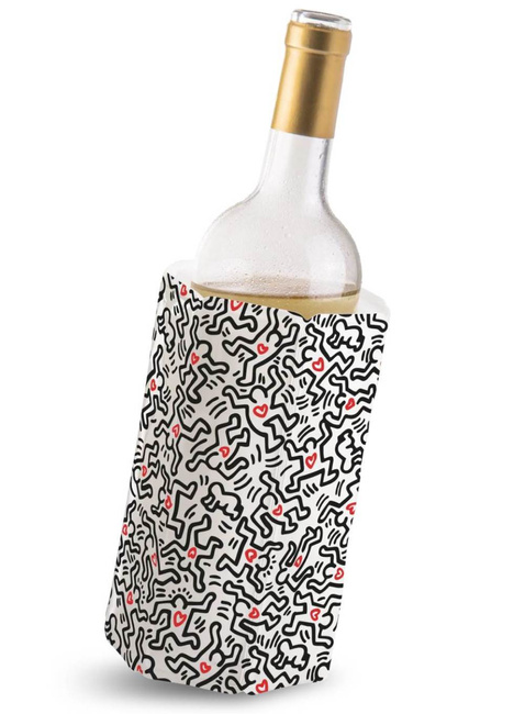 Schładzacz do wina Vacu Vin Wine Cooler Sleeve - Keith Haring