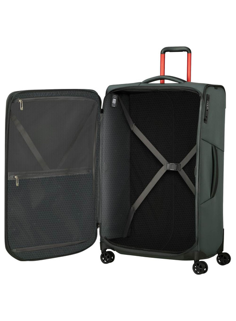 Walizka duża poszerzana Samsonite Respark - black sport