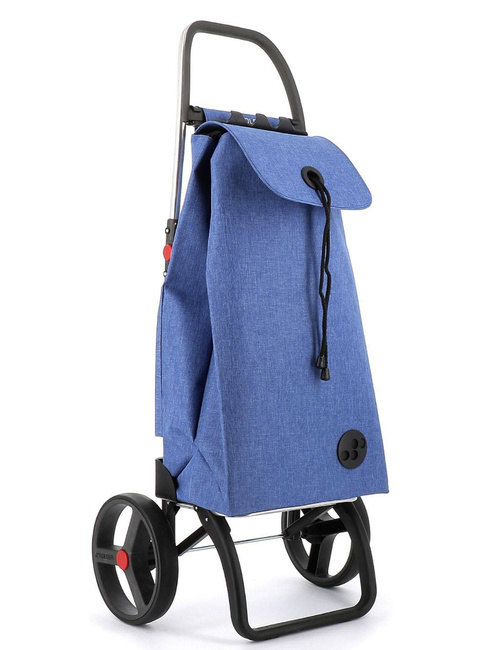 Wózek na zakupy 2 duże koła składany Rolser I-Max TWEED 2LRSG - blue