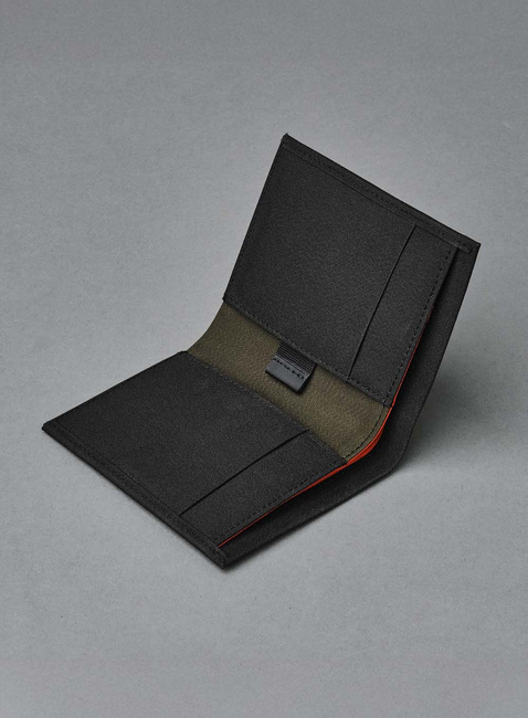 Portfel codzienny Alpaka ARK Bifold Cash Wallet Axoflux - black