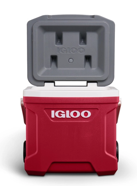 Lodówka turystyczna na kółkach Igloo Latitude Roller 15 l - indigo red / grey