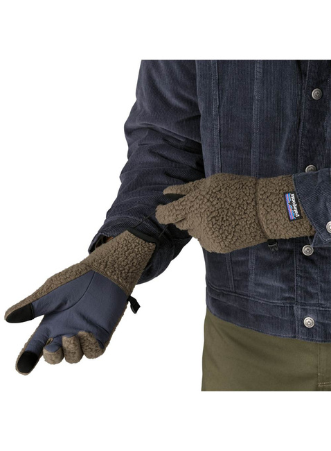 Rękawiczki Patagonia Retro Pile Gloves - marlow brown