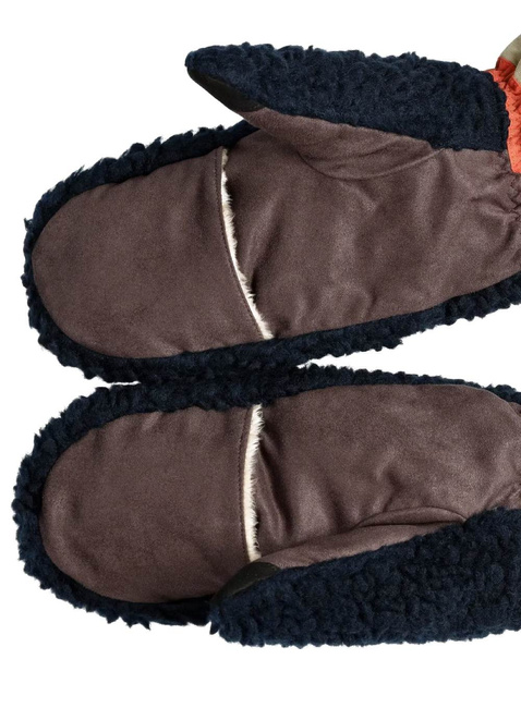 Rękawiczki zimowe Elmer Teddy Mittens - beige / wine