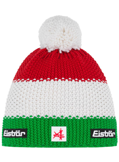 Czapka zimowa Eisbar Star Pompon Ski Austria Hat - electric / white / ketchup