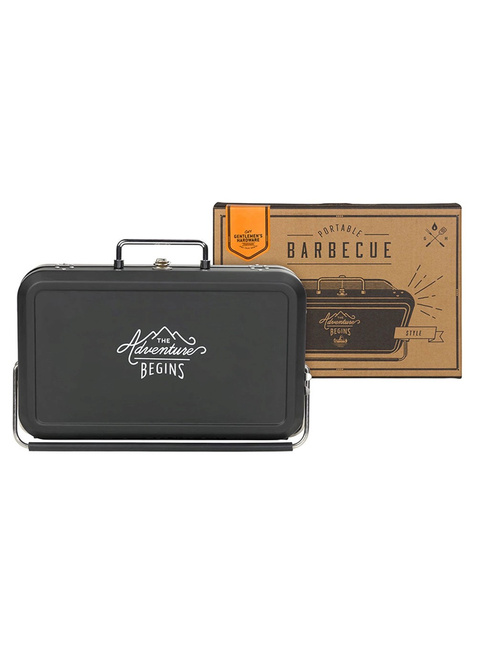 Grill turystyczny Gentlemen's Hardware Portable Barbecue - black