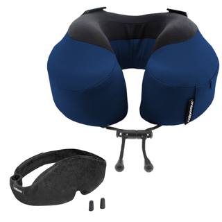 Zestaw Cabeau: poduszka podróżna Evolution Pillow S3 + opaska Midnight Magic Sleep Mask