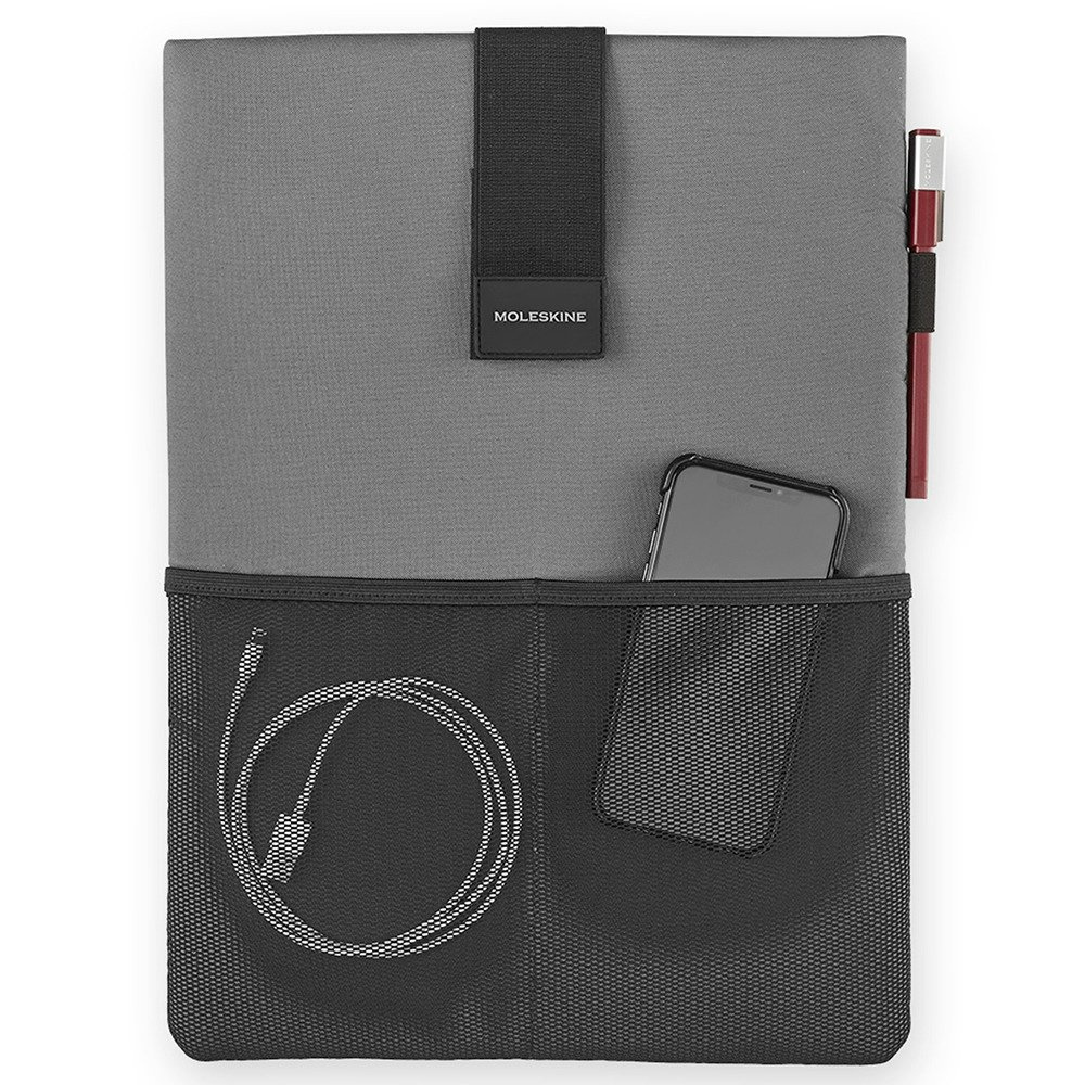Pokrowiec na laptopa Moleskine Journey Bag Organizer 15 grey