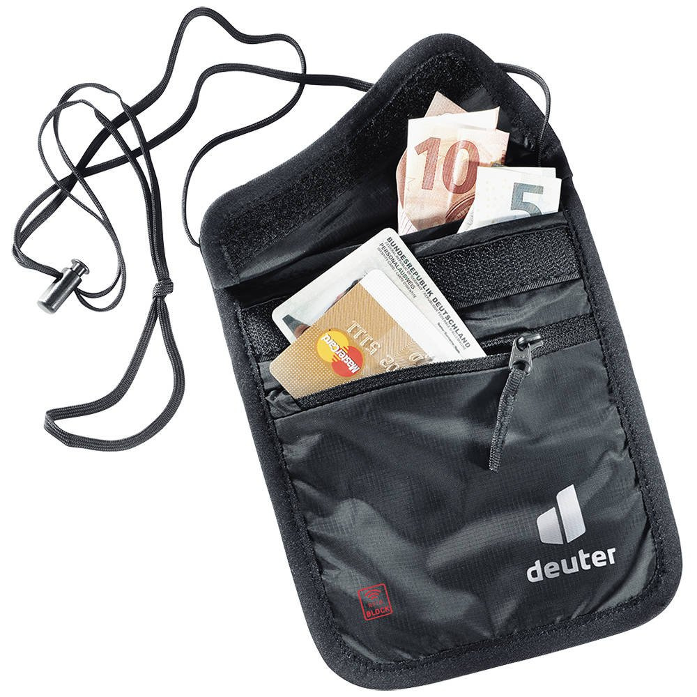 Saszetka portfel na szyję Deuter Security Wallet II RFID black