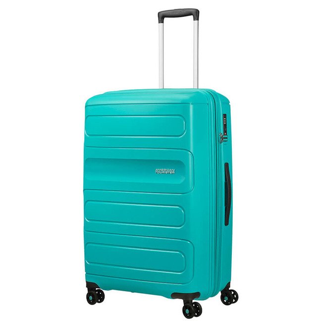  American Tourister Sunside walizka duża poszerzana - aero turquoise