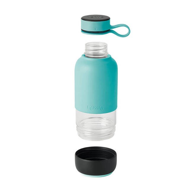  Butelka szklana wielorazowa 0,6 l TO GO Lekue - turquoise