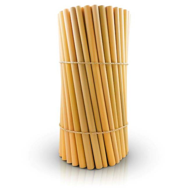  Pojedyncza słomka bambusowa 22 cm Bambaw