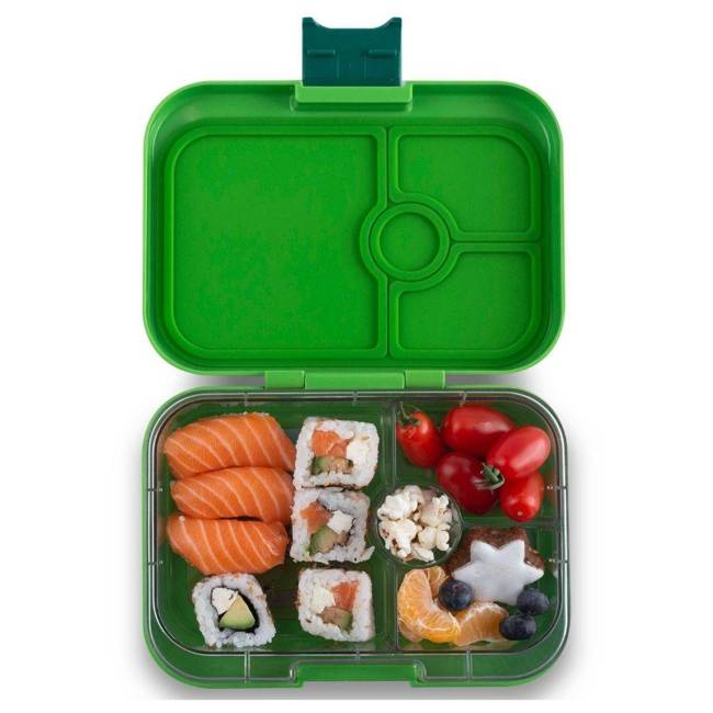  Szczelny Lunchbox Yumbox Panino - bamboo green / shark tray