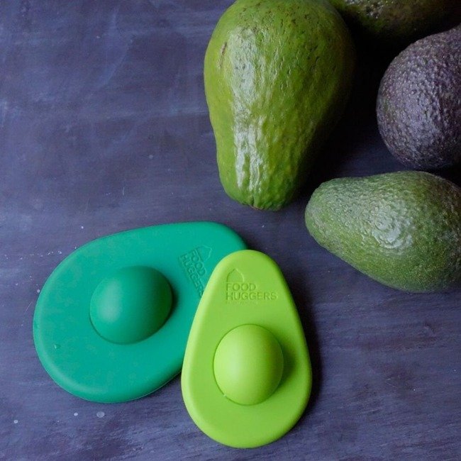 2 silikonowe nakładki do awokado Food Huggers - fresh green