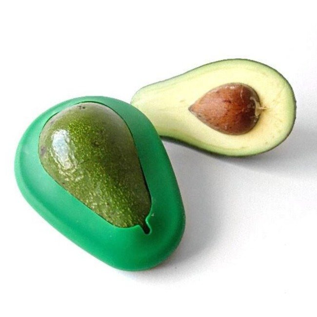 2 silikonowe nakładki do awokado Food Huggers - fresh green