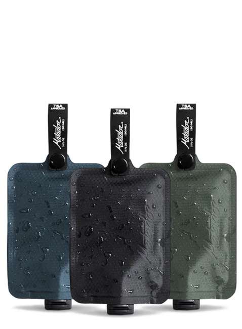 3 Butelki podróżne Matador FlatPak™ Toiletry Bottles - multi1 (charcoal / slate / sage)