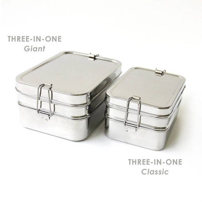 3 Pojemniki na żywność / obiadowe Three-in One Clssic ECOlunchbox 