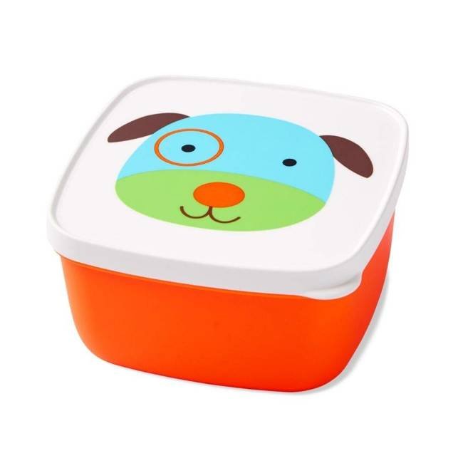 3 Pudełka na żywność Skip Hop Zoo Snack Box Set - dog