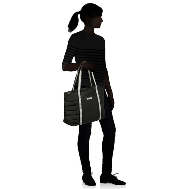 American Tourister torba na zakupy Uptown Vibes - black/grey