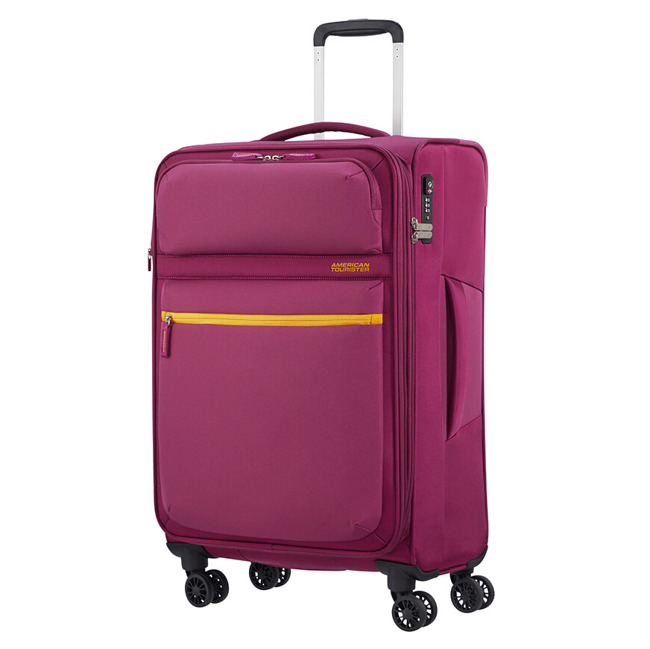 American Tourister walizka średnia lekka Matchup - deep pink