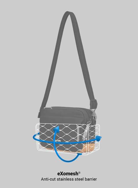 Antykradzieżowa torba na ramię Pacsafe Go Anti-Theft Crossbody Bag - coastal blue