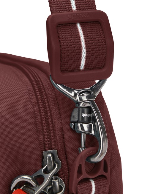 Antykradzieżowa torba na ramię Pacsafe Go Anti-Theft Crossbody Bag - garnet red