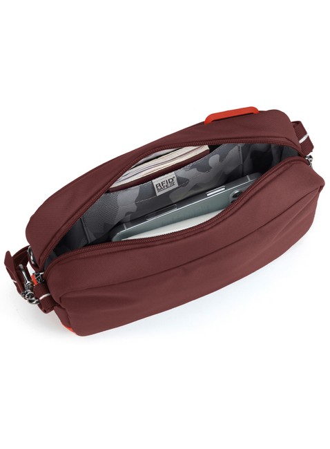 Antykradzieżowa torba na ramię Pacsafe Go Anti-Theft Crossbody Bag - garnet red