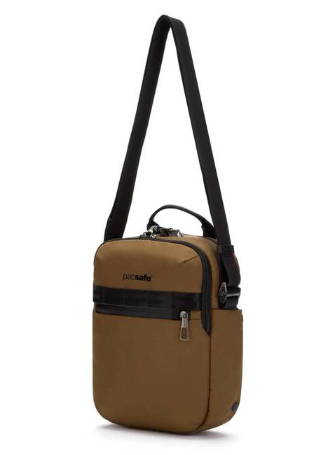 Antykradzieżowa torba na ramię Pacsafe Metrosafe X Vertical Crossbody - tan