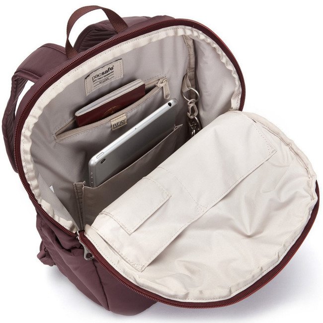 Antykradzieżowy plecak Pacsafe Cruise Essentials - pinot