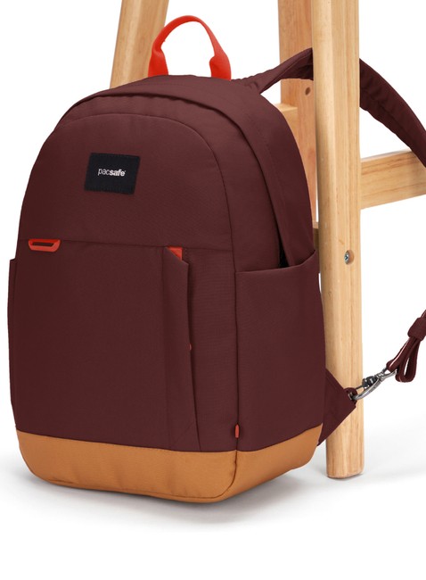 Antykradzieżowy plecak Pacsafe Go 15 l Anti-Theft - garnet red