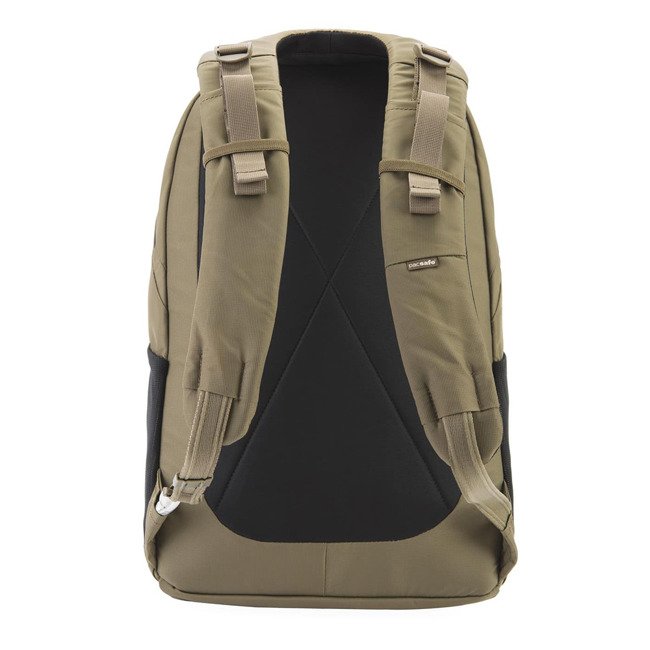 Antykradzieżowy plecak miejski Pacsafe Metrosafe LS450 - earth khaki