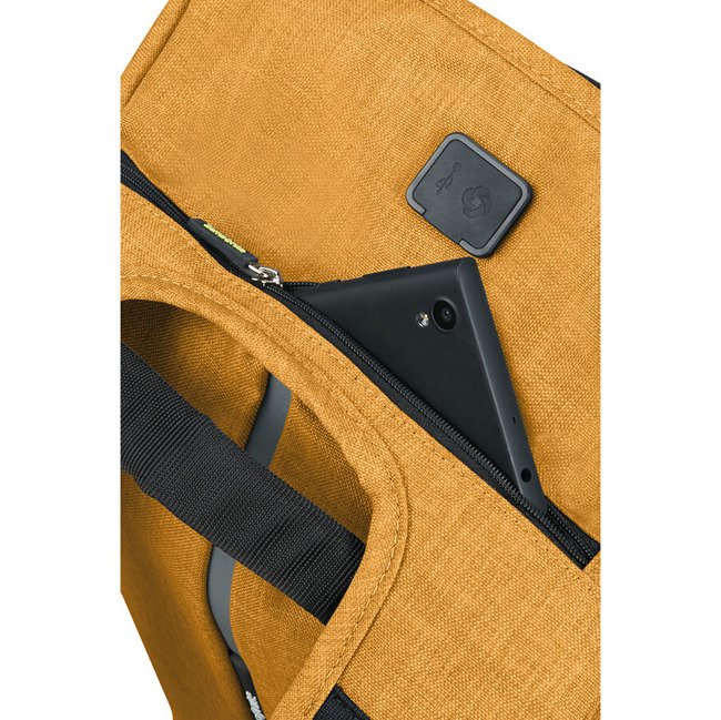 Antykradzieżowy plecak na laptopa Samsonite Securipak M - sunset yellow