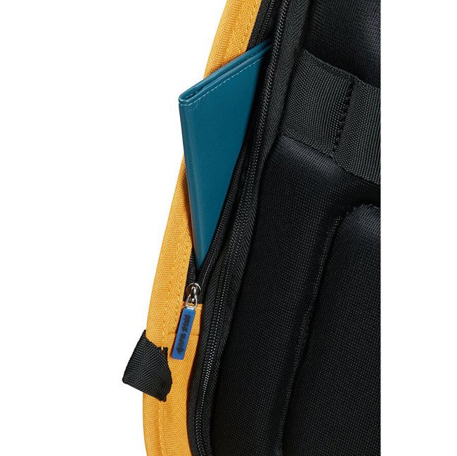 Antykradzieżowy plecak na laptopa Samsonite Securipak M - sunset yellow