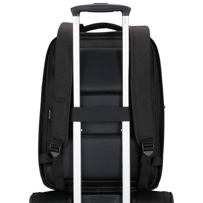 Antykradzieżowy plecak podróżny Samsonite Securipak 15,6" poszerzany - black steel