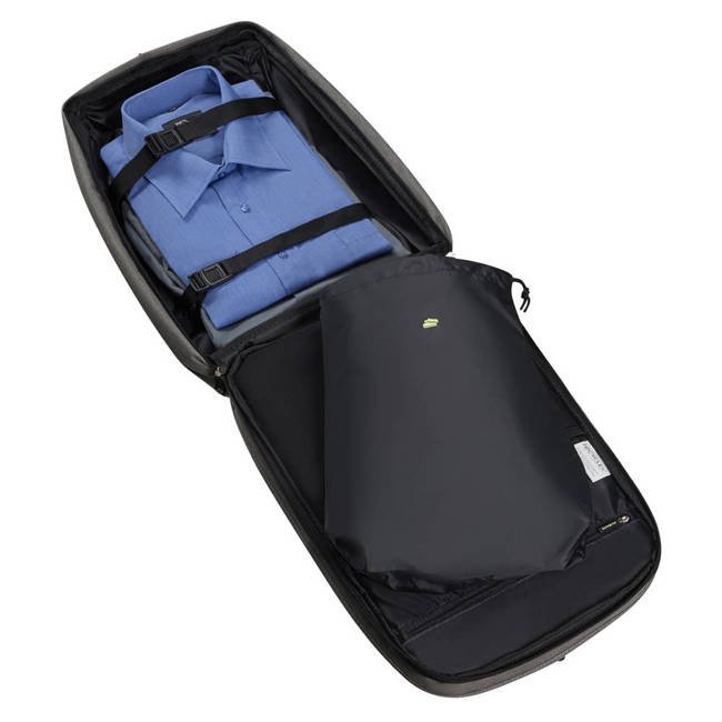 Antykradzieżowy plecak podróżny Samsonite Securipak 15,6" poszerzany - cool grey