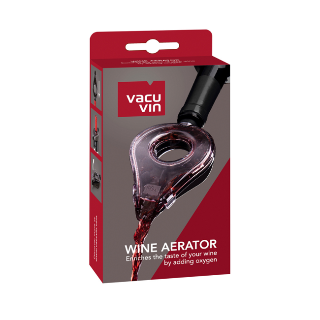 Areator napowietrzacz do wina Vacu Vin - grey